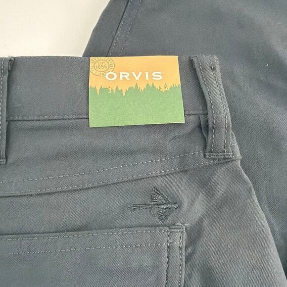 Orvis Men's Carbon Out-Of-Office 5-Pocket Regular Fit Pants Size 38 - Picture 6 of 9